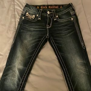 Rock Revival skinny jeans. Size 24